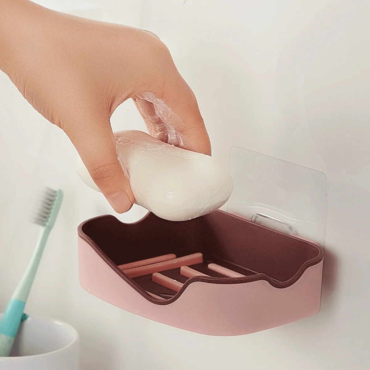 Soap Container Wall Saver Box Dish Drainer Holder Bardrain Draining Plate Tray Shower Double Layer
Soap Container Wall Saver Box Dish Drainer Holder Bardrain Draining Plate Tray Shower Double Layer