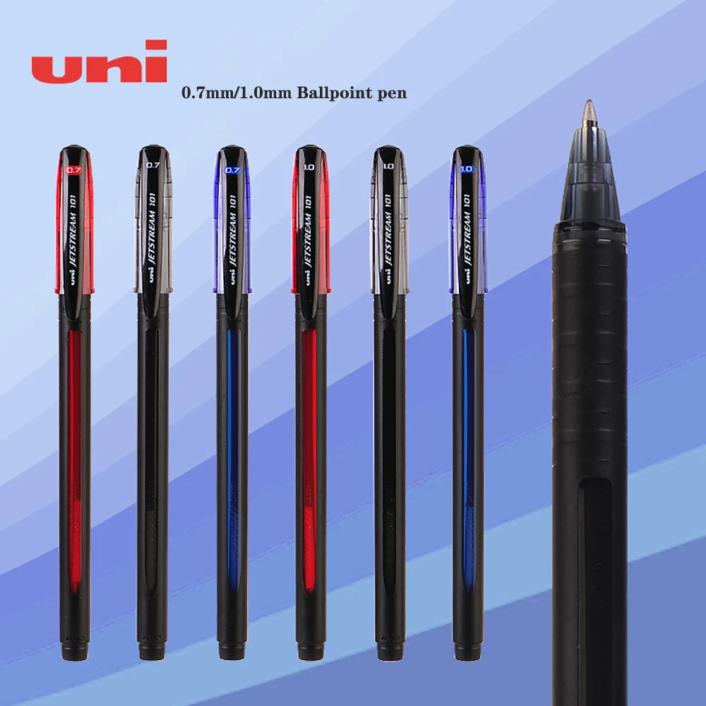 Uni JETSTREAM Medium Oil Pen SX-101 Low Friction Ballpoint Pen Quick-drying Waterproof Signature Pen 0.7mm/1.0mm Stationery
Uni JETSTREAM Medium Oil Pen SX-101 Low Friction Ballpoint Pen Quick-drying Waterproof Signature Pen 0.7mm/1.0mm Stationery
