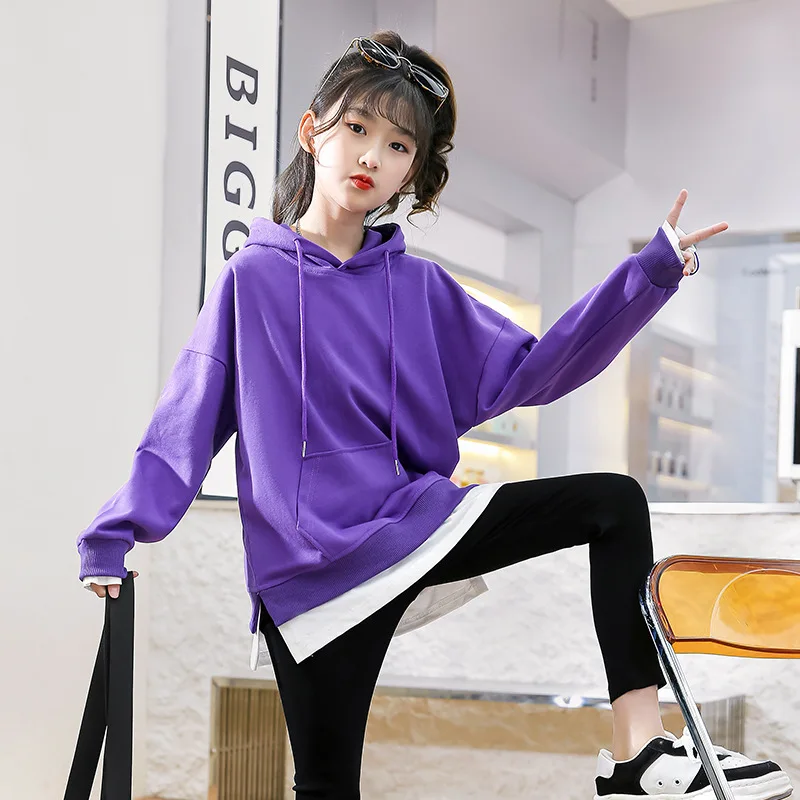 New Children Hoodies Sweatshirts For Girls Korean Casual Fake Two Tops Kids Cotton Long Sleeve Sports Coat 5 6 7 8 9 10 11 12 Y
New Children Hoodies Sweatshirts For Girls Korean Casual Fake Two Tops Kids Cotton Long Sleeve Sports Coat 5 6 7 8 9 10 11 12 Y