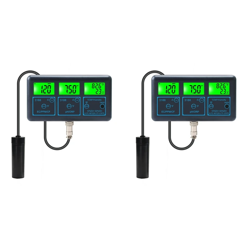 1 Set Humidity TEMP Tester Fish Tank Aquarium SPA Pool Online Water Quality Meter PH ORP EC PPM CF Humidity Tester US Plug
1 Set Humidity TEMP Tester Fish Tank Aquarium SPA Pool Online Water Quality Meter PH ORP EC PPM CF Humidity Tester US Plug