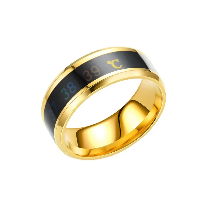 Temperature Sensitive Color Changing Titanium Steel Ring Male Creative Temperature Smart Color Changing Ring Fashion Jewelry
Temperature Sensitive Color Changing Titanium Steel Ring Male Creative Temperature Smart Color Changing Ring Fashion Jewelry