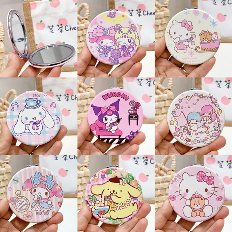 New Kawaii Sanrio Kuromi My Melody Kitty Cat Cartoon Pu Round Folding Mirror Portable Double-Sided Makeup Mirror Gifts for Girls
New Kawaii Sanrio Kuromi My Melody Kitty Cat Cartoon Pu Round Folding Mirror Portable Double-Sided Makeup Mirror Gifts for Girls