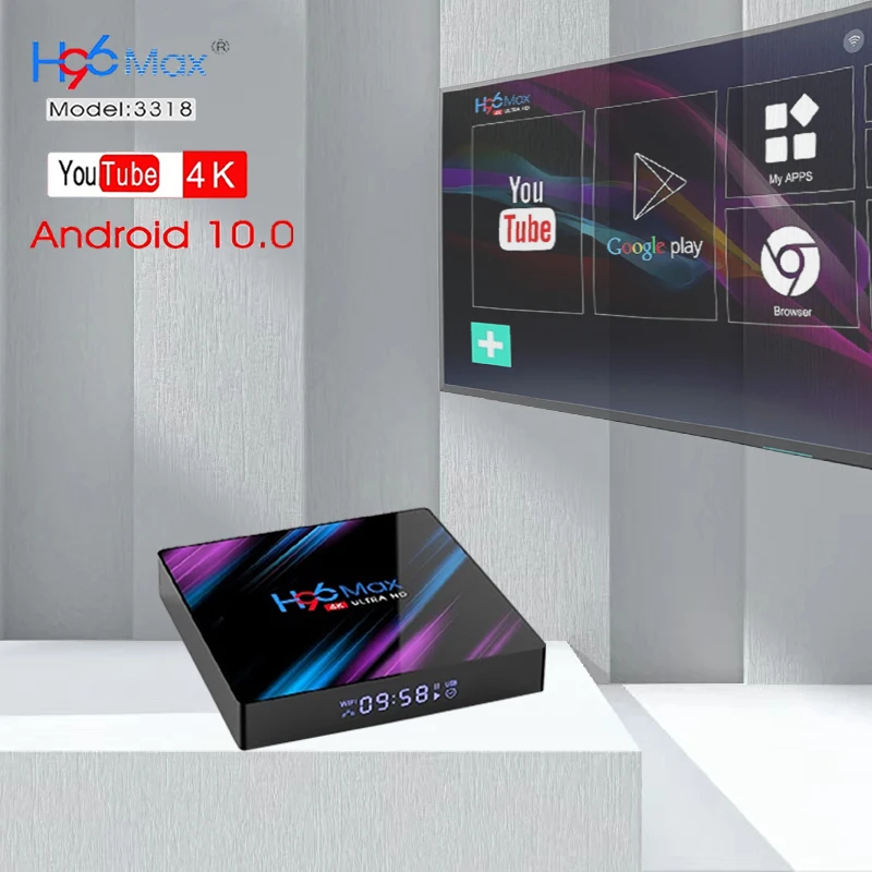 2023New H96 Max3318 Smart TV Box A53 Set Top Box Hd Video Output 4K 265/H.264 Video Decoder1080PAndroid10 Quad Core 64bit Cortex 
2023New H96 Max3318 Smart TV Box A53 Set Top Box Hd Video Output 4K 265/H.264 Video Decoder1080PAndroid10 Quad Core 64bit Cortex