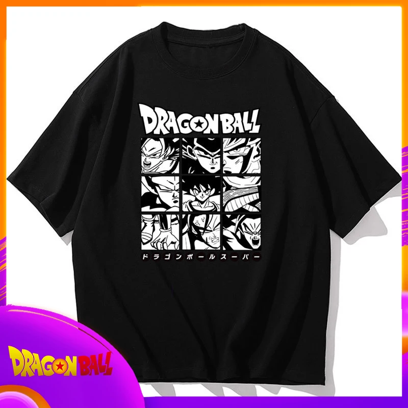 Summer Dragon Ball Z Anime T-shirt Goku Vogue Men Cotta Round-neck Loose Comfortable Cartoon Sports Short-sleeved Tops Clothing
Summer Dragon Ball Z Anime T-shirt Goku Vogue Men Cotta Round-neck Loose Comfortable Cartoon Sports Short-sleeved Tops Clothing
