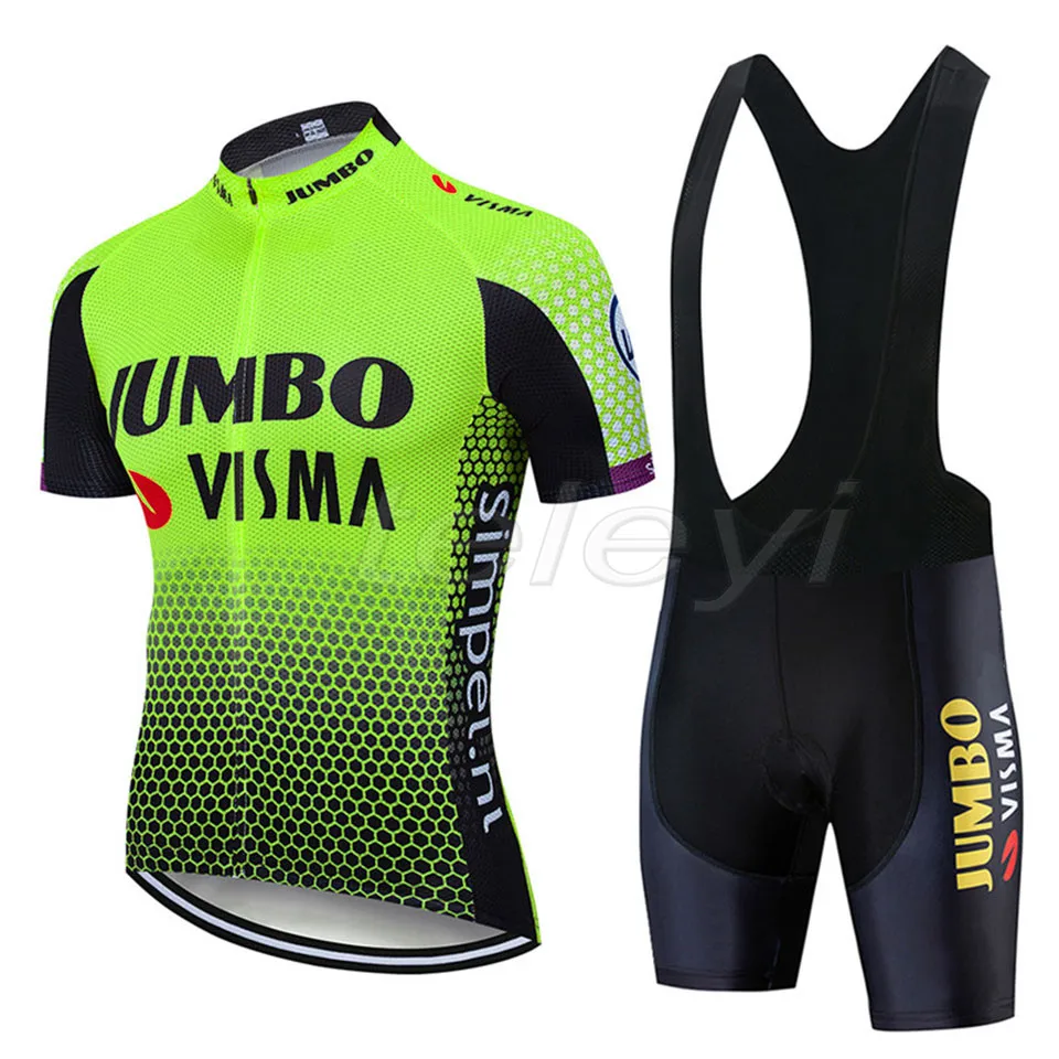 JUMBO VISMA Cycling Jersey Set Cycling Bicycle Suit Bicycle Short Sleeve Cycling Clothing Bike Maillot Cycling Jersey Bib Shorts 
JUMBO VISMA Cycling Jersey Set Cycling Bicycle Suit Bicycle Short Sleeve Cycling Clothing Bike Maillot Cycling Jersey Bib Shorts