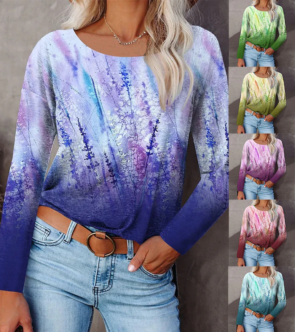 Women's T shirt Tee Leaf Casual Holiday Weekend Floral Painting T shirt Tee Long Sleeve Print Round Neck Basic XS-8XL
Women's T shirt Tee Leaf Casual Holiday Weekend Floral Painting T shirt Tee Long Sleeve Print Round Neck Basic XS-8XL