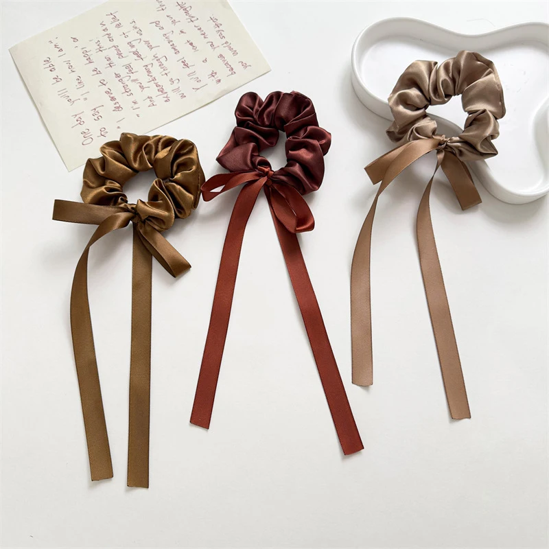 New Solid Color Hair Band Hair Scrunchies Long Hair Ribbon For Women Ponytail Sweet Elastic Hair Ties Fashion Hair Accessories
New Solid Color Hair Band Hair Scrunchies Long Hair Ribbon For Women Ponytail Sweet Elastic Hair Ties Fashion Hair Accessories
