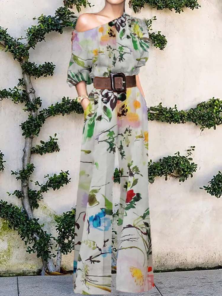 Fashion Office Lady One Shoulder Design Jumpsuits Elegant Wide Leg Design Rompers 2022 Summer Casual Commute Women Playsuit New
Fashion Office Lady One Shoulder Design Jumpsuits Elegant Wide Leg Design Rompers 2022 Summer Casual Commute Women Playsuit New