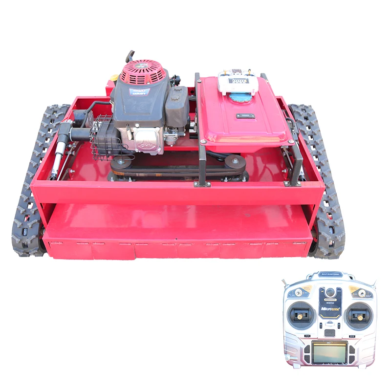 1070mm Grass Cutting Crawler Gasoline Lawn Mower Machine with Remote Control for Gardens and Orchards
1070mm Grass Cutting Crawler Gasoline Lawn Mower Machine with Remote Control for Gardens and Orchards