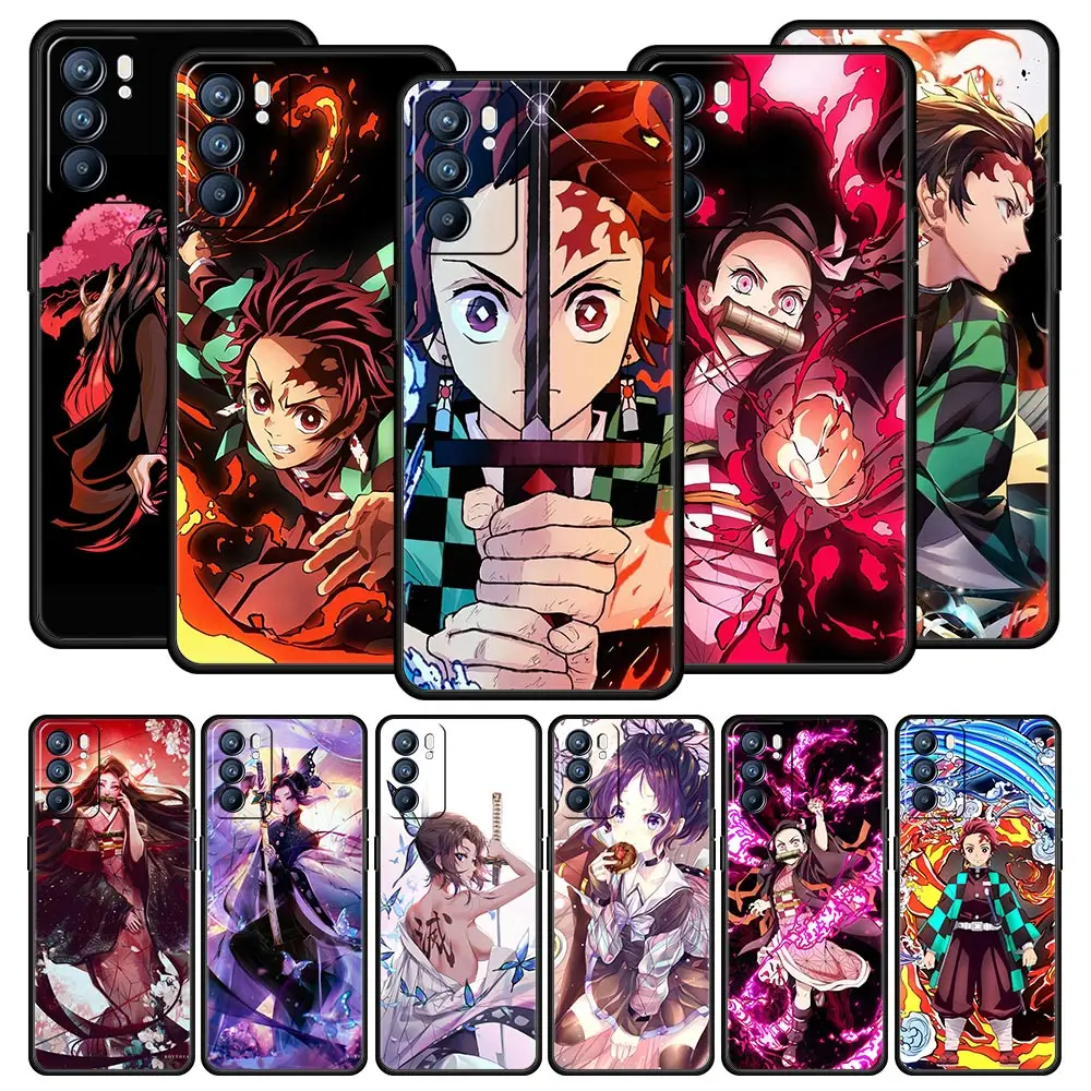 Kimetsu Demon Slayer Anime Phone Case For OPPO A74 A54 A53 A52 A9 2020 A16 A15 A12 A76 A95 Reno7 SE Reno6 Z Find X5 Pro 5G Cover
Kimetsu Demon Slayer Anime Phone Case For OPPO A74 A54 A53 A52 A9 2020 A16 A15 A12 A76 A95 Reno7 SE Reno6 Z Find X5 Pro 5G Cover