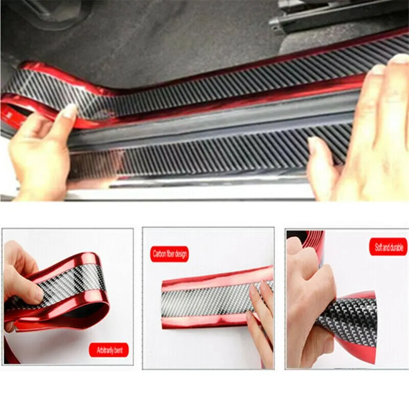 Free Shipping 1M Car Stickers Rubber Strip Scratch Door Sill Protector Carbon Fiber Auto Threshold Protection Bumper Film
Free Shipping 1M Car Stickers Rubber Strip Scratch Door Sill Protector Carbon Fiber Auto Threshold Protection Bumper Film