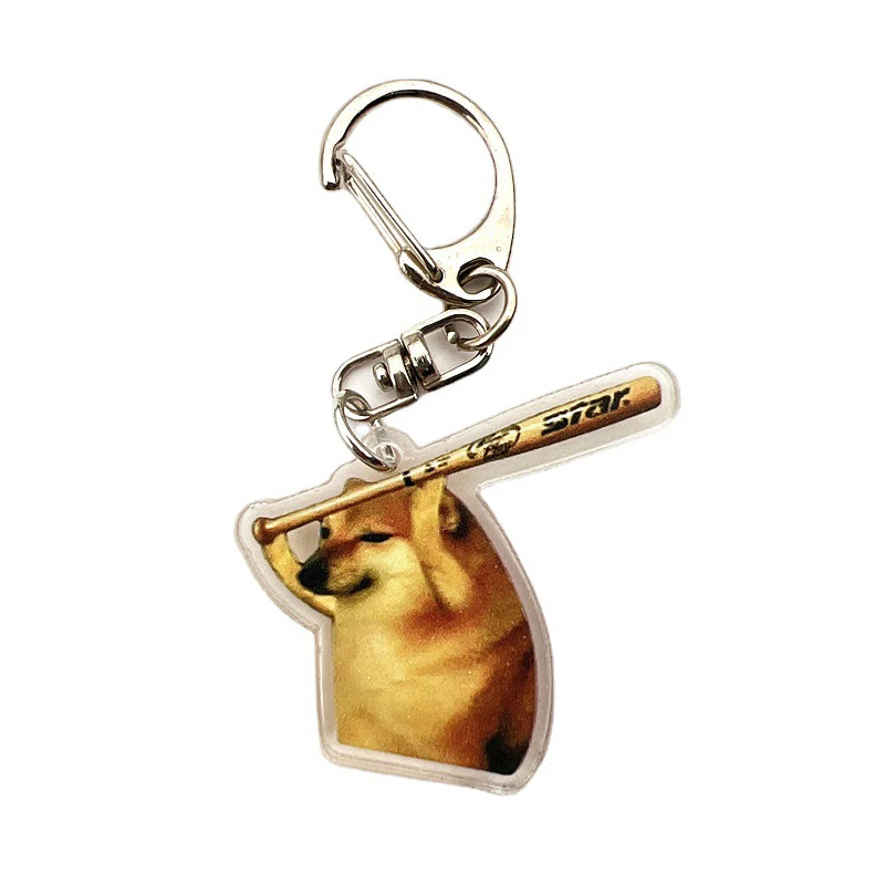 Spoof Creative Internet Celebrity Cute Pet Keyring Funny Shiba Inu Confusing Dog Keychain Bag Decoration Car Key Accessories
Spoof Creative Internet Celebrity Cute Pet Keyring Funny Shiba Inu Confusing Dog Keychain Bag Decoration Car Key Accessories