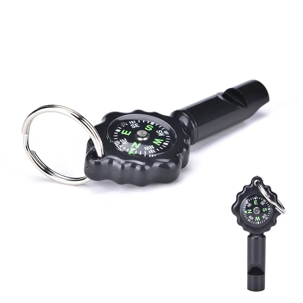 12 in 1 Whistle Keychain Compass for Outdoor Camping Hiking Useful Tools Black color Wholesale
12 in 1 Whistle Keychain Compass for Outdoor Camping Hiking Useful Tools Black color Wholesale