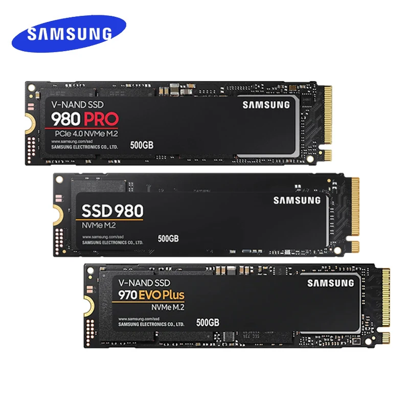 

SAMSUNG SSD M2 Nvme 500GB 970 EVO Plus 250GB Внутренний твердотельный накопитель 1TB 990 PRO hdd жесткий диск 980 PRO M.2 2 ТБ для ноутбука