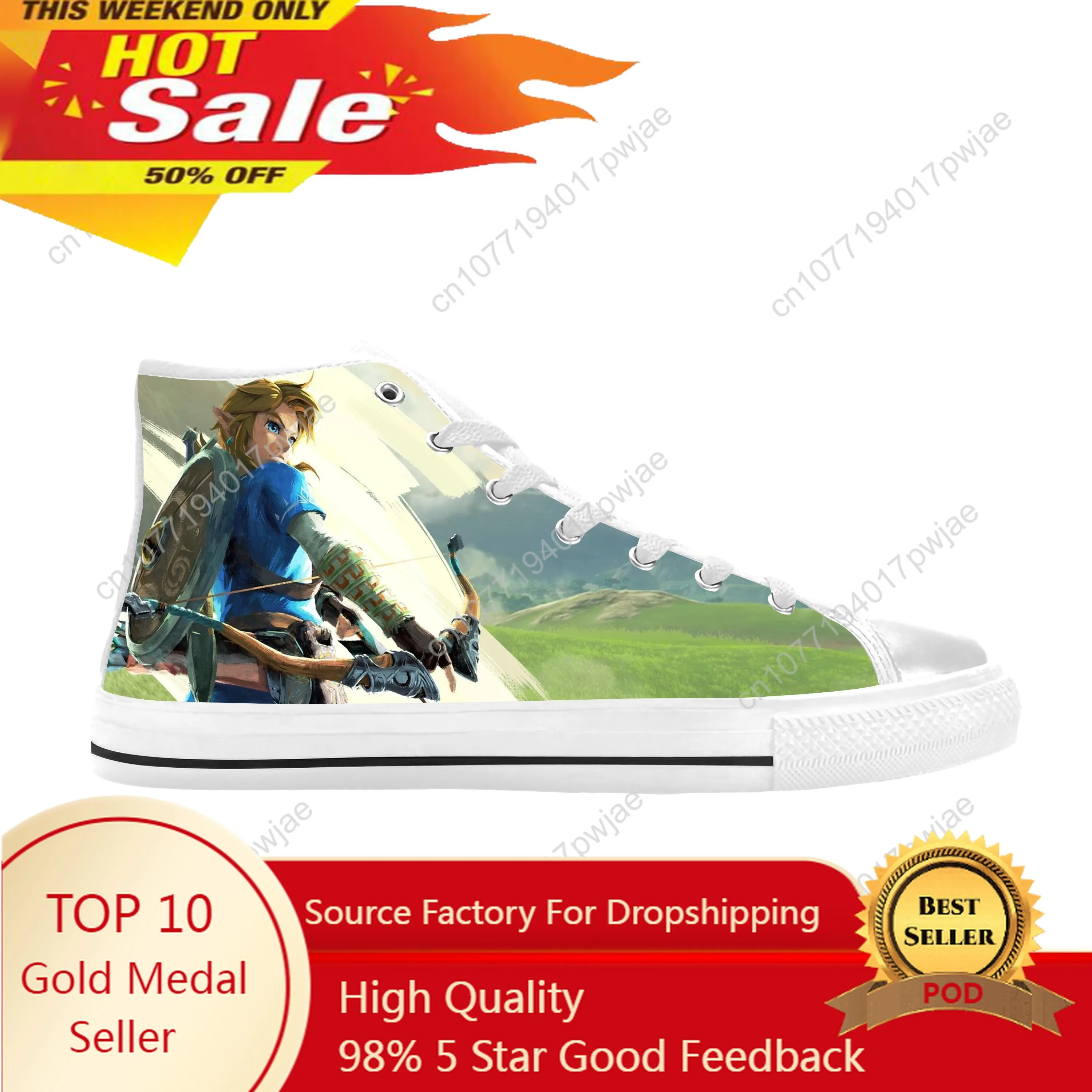 Zeldas Japanese Game Cartoon Anime Manga Legend Casual Cloth Shoes High Top Comfortable Breathable 3D Print Men Women Sneakers
Zeldas Japanese Game Cartoon Anime Manga Legend Casual Cloth Shoes High Top Comfortable Breathable 3D Print Men Women Sneakers