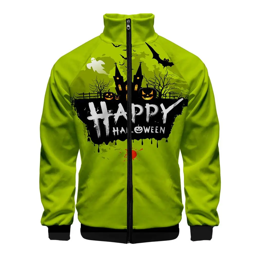 Happy Halloween Stand Collar Zipper Jacket Men/Women Fashion Handsome Jacket 3D Print Happy Halloween Stand Jacket Green Coats
Happy Halloween Stand Collar Zipper Jacket Men/Women Fashion Handsome Jacket 3D Print Happy Halloween Stand Jacket Green Coats