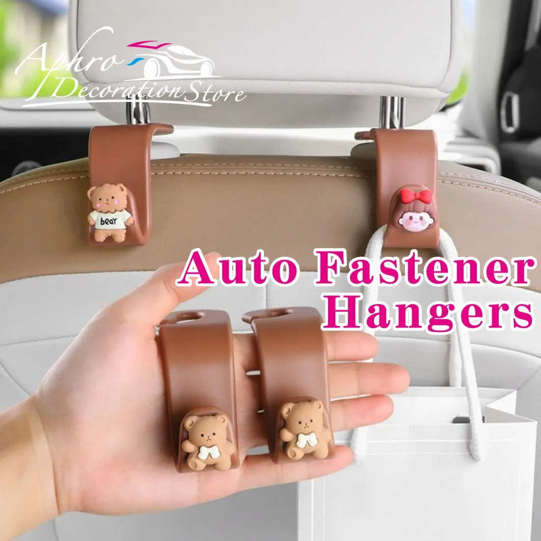 Cute Bear Hooks for Bags Car Clips Front Seat Headrest Organizer Holder Auto Fastener Hangers Car Storage Interior Accessories
Cute Bear Hooks for Bags Car Clips Front Seat Headrest Organizer Holder Auto Fastener Hangers Car Storage Interior Accessories