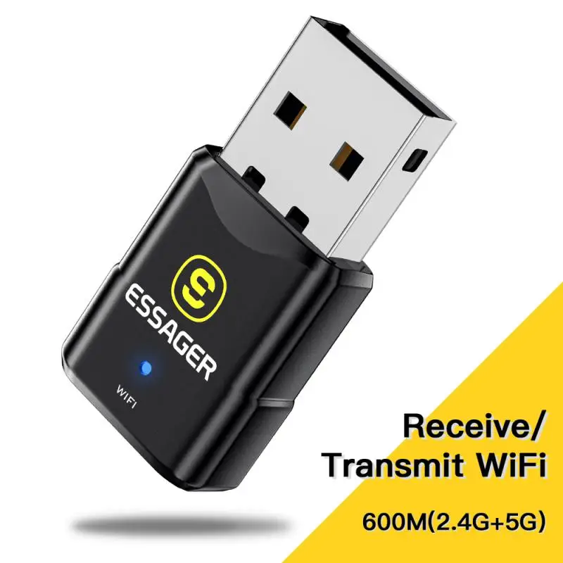 Wireless Wifi Adapter Dual Band Wireless Network Card 150mbps 2.4g/5g For Windows 7 8 10 11 Usb Receiver Portable Transmitter
Wireless Wifi Adapter Dual Band Wireless Network Card 150mbps 2.4g/5g For Windows 7 8 10 11 Usb Receiver Portable Transmitter