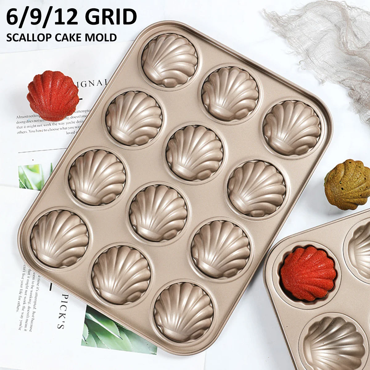 Madeleine Mold Food Grade Madeleine Carbon Steel Shell Cake Baking Pan Mould Bakeware Tools Kitchen Utensils Accessories Tools
Madeleine Mold Food Grade Madeleine Carbon Steel Shell Cake Baking Pan Mould Bakeware Tools Kitchen Utensils Accessories Tools