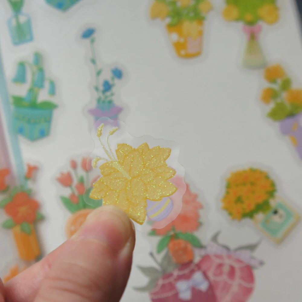 28pcs Bright Cartoon Flowers and Vases Style PVC Sticker Scrapbooking DIY Gift Packing Decoration Tag
28pcs Bright Cartoon Flowers and Vases Style PVC Sticker Scrapbooking DIY Gift Packing Decoration Tag