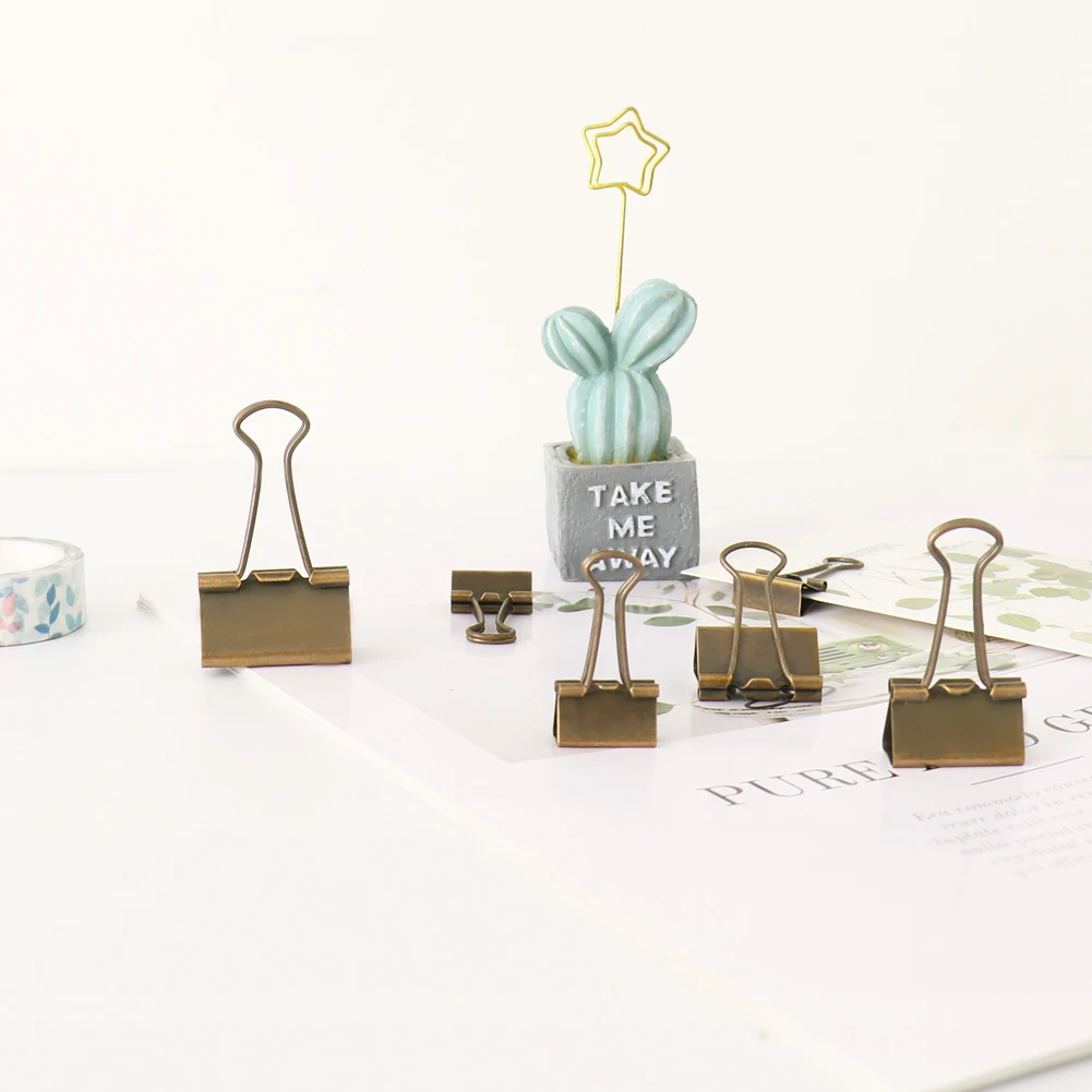 Бронзовые зажимы для бумаги ALLTU
Бронзовые зажимы для бумаги ALLTU