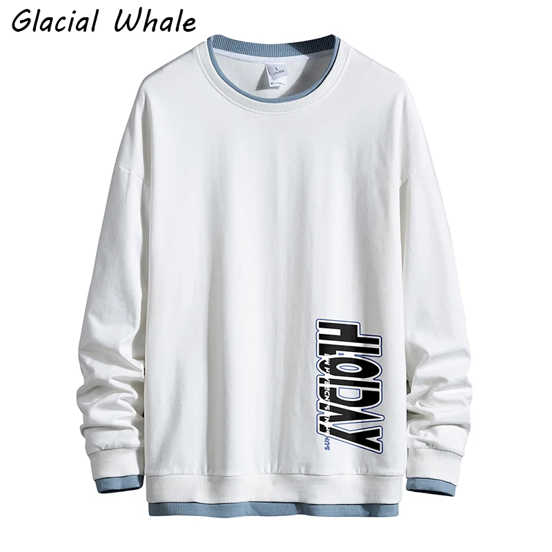 GlacialWhale Crewneck Толстовка Мужская 2022 Пэчворк Принт Крупногабаритная Японская Уличная Одежда Мужская Повседневная Белая Толстовка Мужские Толстовки
GlacialWhale Crewneck Толстовка Мужская 2022 Пэчворк Принт Крупногабаритная Японская Уличная Одежда Мужская Повседневная Белая Толстовка Мужские Толстовки