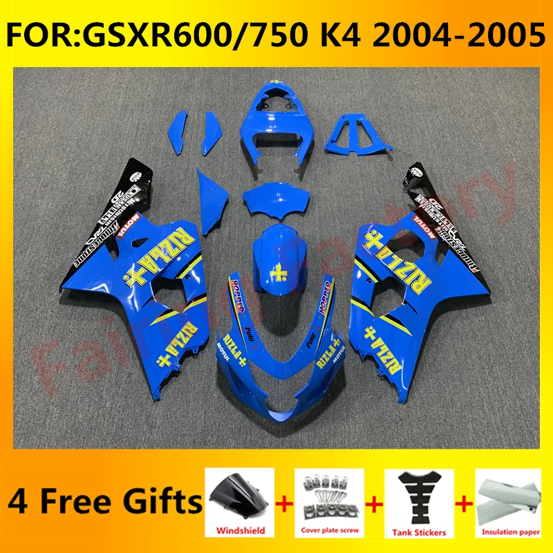 Новый комплект обтекателей для мотоцикла ABS Подходит для GSXR600 750 04 05 GSXR 600 GSX-R750 K4 2004 2005 полный комплект обтекателей синий желтый
Новый комплект обтекателей для мотоцикла ABS Подходит для GSXR600 750 04 05 GSXR 600 GSX-R750 K4 2004 2005 полный комплект обтекателей синий желтый