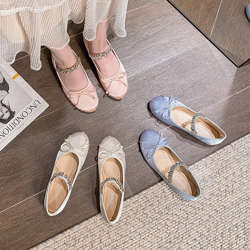 Mary Jane Flats Women's Summer Fashion Butterfly Knot Large Size Solid Color Round Toe Soft Bottom Ballet Shoes Zapatos Planos
Mary Jane Flats Women's Summer Fashion Butterfly Knot Large Size Solid Color Round Toe Soft Bottom Ballet Shoes Zapatos Planos