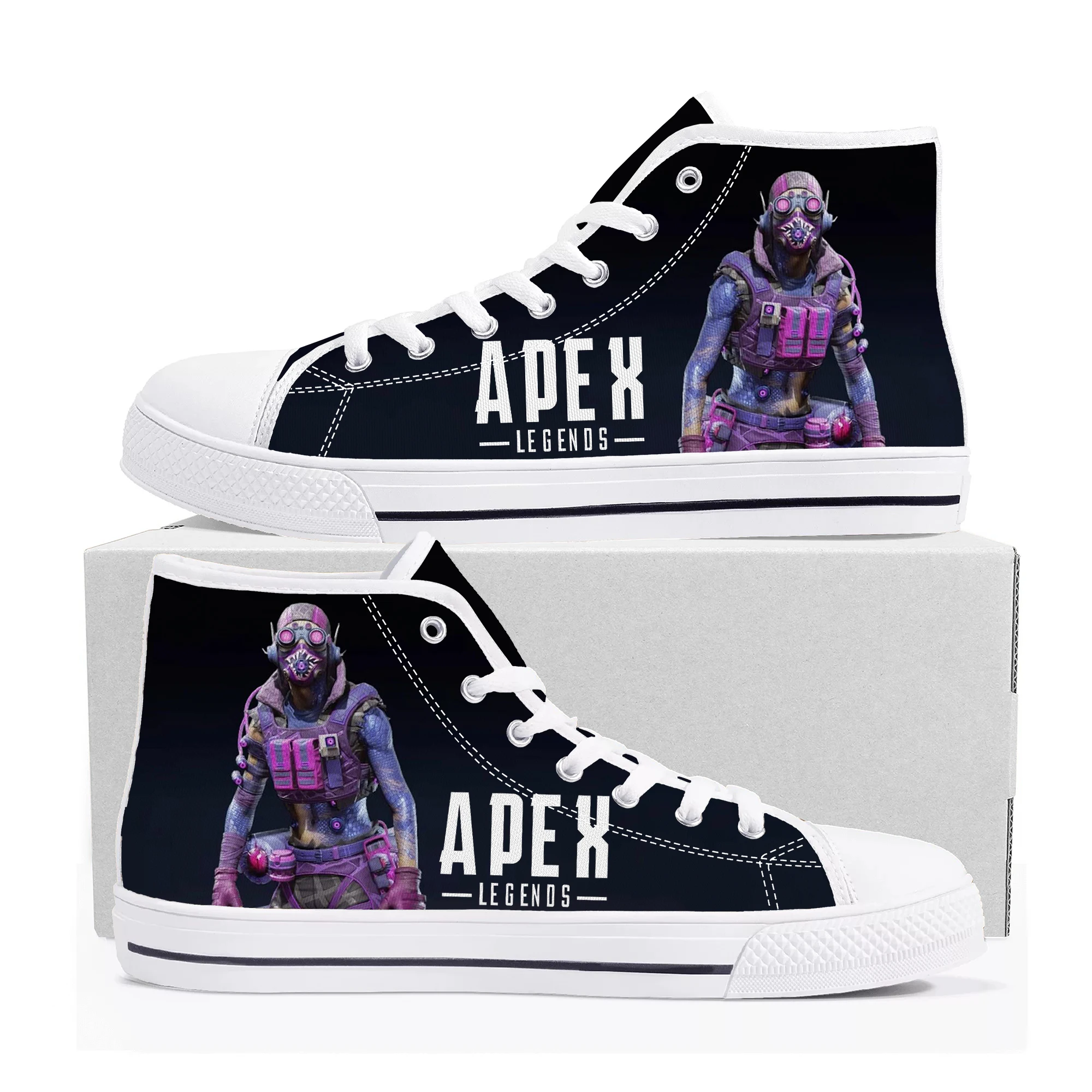 Cartoon Game Apex Legends Octane High Top Sneakers Mens Womens Teenager High Quality Canvas Shoes Casual Tailor Made Sneaker
Cartoon Game Apex Legends Octane High Top Sneakers Mens Womens Teenager High Quality Canvas Shoes Casual Tailor Made Sneaker