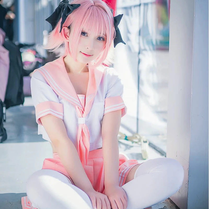 Fate Apocrypha Astolfo Cosplay Costumes Anime Japanese Student School Sailor Uniform Woman Halloween Carnival Dress Maid Outfit
Fate Apocrypha Astolfo Cosplay Costumes Anime Japanese Student School Sailor Uniform Woman Halloween Carnival Dress Maid Outfit