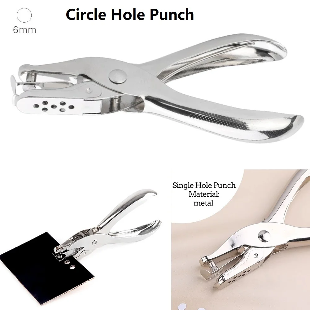 Hand Hole Puncher Single Round Hole Punching Scrapbooking Loose-leaf Paper Cutter Tool Hole Opening Hand DIY Tools
Hand Hole Puncher Single Round Hole Punching Scrapbooking Loose-leaf Paper Cutter Tool Hole Opening Hand DIY Tools