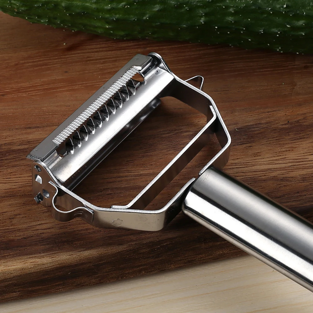 18*8cm Stainless Steel Potato Peeler Vegetable Carrot Fruit Slicer Cutter Grater Shredding Slicer Kitchen Accessories
18*8cm Stainless Steel Potato Peeler Vegetable Carrot Fruit Slicer Cutter Grater Shredding Slicer Kitchen Accessories