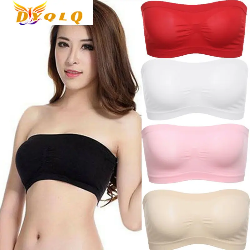 2022Tube Tops Womens Strapless Padded Bra Removable Pads Bandeau Tube Top Seamless Crop Tops Casual Solid Tank Tops Bras
2022Tube Tops Womens Strapless Padded Bra Removable Pads Bandeau Tube Top Seamless Crop Tops Casual Solid Tank Tops Bras