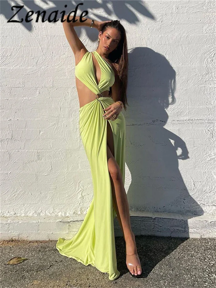 Zenaide Incline Shoulder Hollow Out High Split Maxi Dress Summer Autumn Sexy Backless Long Dresses Party Club Festival Women
Zenaide Incline Shoulder Hollow Out High Split Maxi Dress Summer Autumn Sexy Backless Long Dresses Party Club Festival Women
