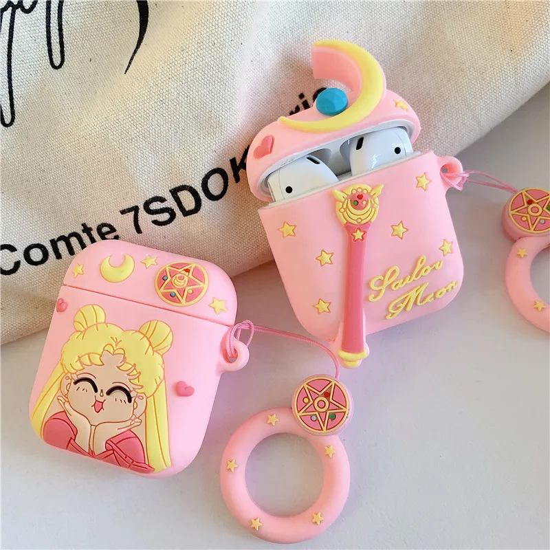 Anime Sailor Moon Cute Pink Case for Apple AirPods 1 2 Pro Cases Cover IPhone Bluetooth Earbuds Earphone Air Pod Pods Case
Anime Sailor Moon Cute Pink Case for Apple AirPods 1 2 Pro Cases Cover IPhone Bluetooth Earbuds Earphone Air Pod Pods Case