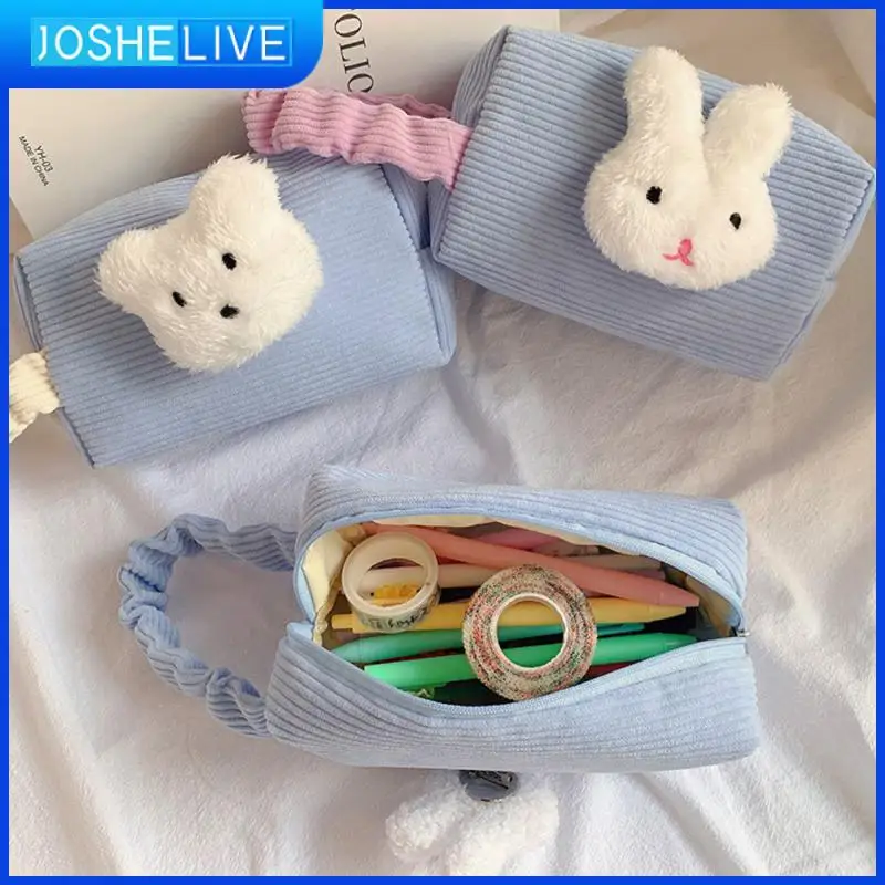 Cotton Pencil Case Large Capacity Plaid Cosmetic Bag Women Cartoon Bear Cute Storage Bag Stationery Storage Ins Fashion Beauty
Cotton Pencil Case Large Capacity Plaid Cosmetic Bag Women Cartoon Bear Cute Storage Bag Stationery Storage Ins Fashion Beauty