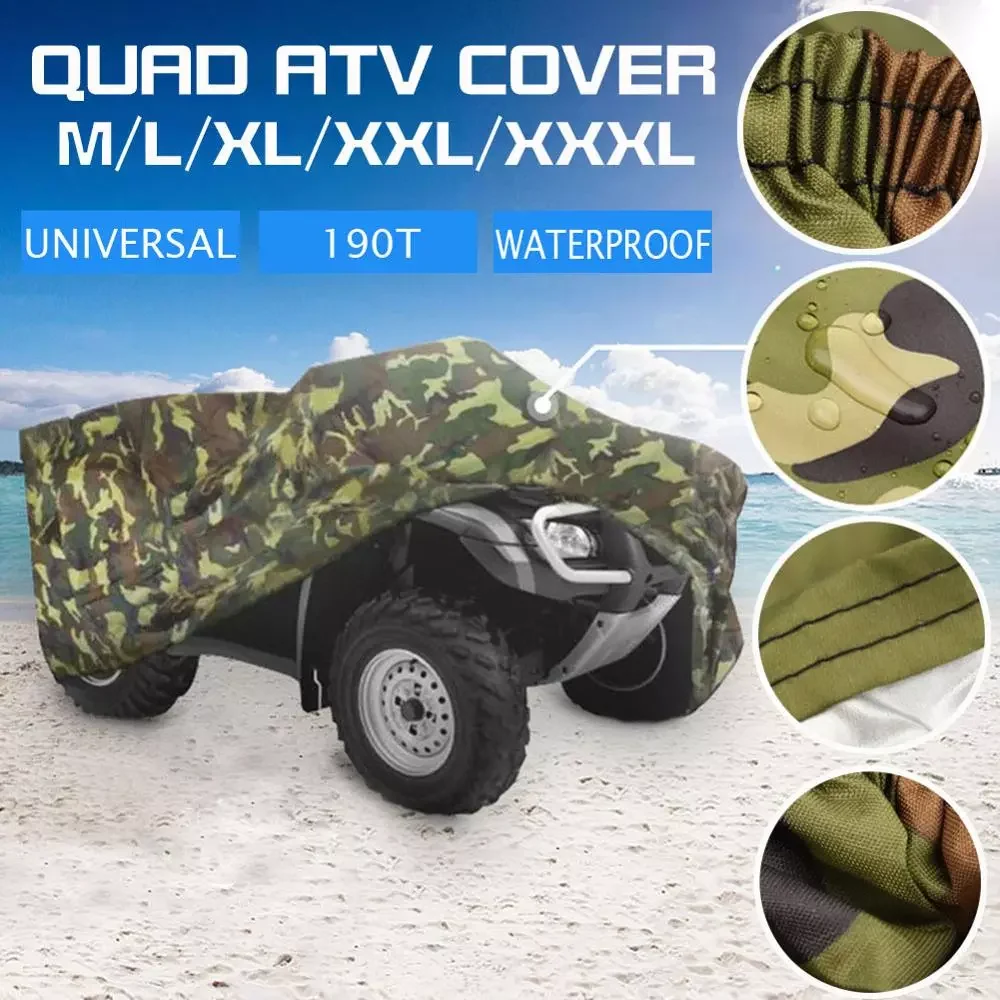 Waterproof Biker Cover 190T Camouflage Waterproof Motorcycle Cover Quad ATV Vehicle Scooter Motorbike Cover Bicycle Case Tent
Waterproof Biker Cover 190T Camouflage Waterproof Motorcycle Cover Quad ATV Vehicle Scooter Motorbike Cover Bicycle Case Tent