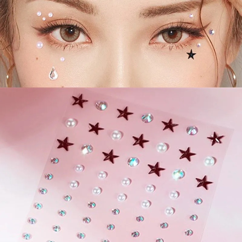 Diamond Eyes Face Jewelry DIY Body Beauty Crystal Temporary Tattoo Adhesive Rhinestone Nail Art Decoration Eyeshadow Stickers
Diamond Eyes Face Jewelry DIY Body Beauty Crystal Temporary Tattoo Adhesive Rhinestone Nail Art Decoration Eyeshadow Stickers