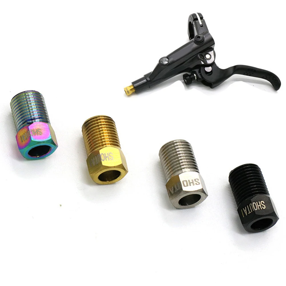 2pcs Bicycle Hydraulic Hose Screw Bolt For Shimano For-AVID GUIDE Titanium Alloy Disc Brake Oil Tube Screws Bike Accessories
2pcs Bicycle Hydraulic Hose Screw Bolt For Shimano For-AVID GUIDE Titanium Alloy Disc Brake Oil Tube Screws Bike Accessories
