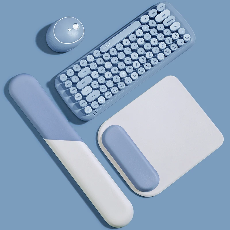 Ergonomic Mouse Pad with Keyboard Wrist Rest Set Soft Memory Foam Support Pad Hand Cushion for Office Work Game Laptop Computer
Ergonomic Mouse Pad with Keyboard Wrist Rest Set Soft Memory Foam Support Pad Hand Cushion for Office Work Game Laptop Computer