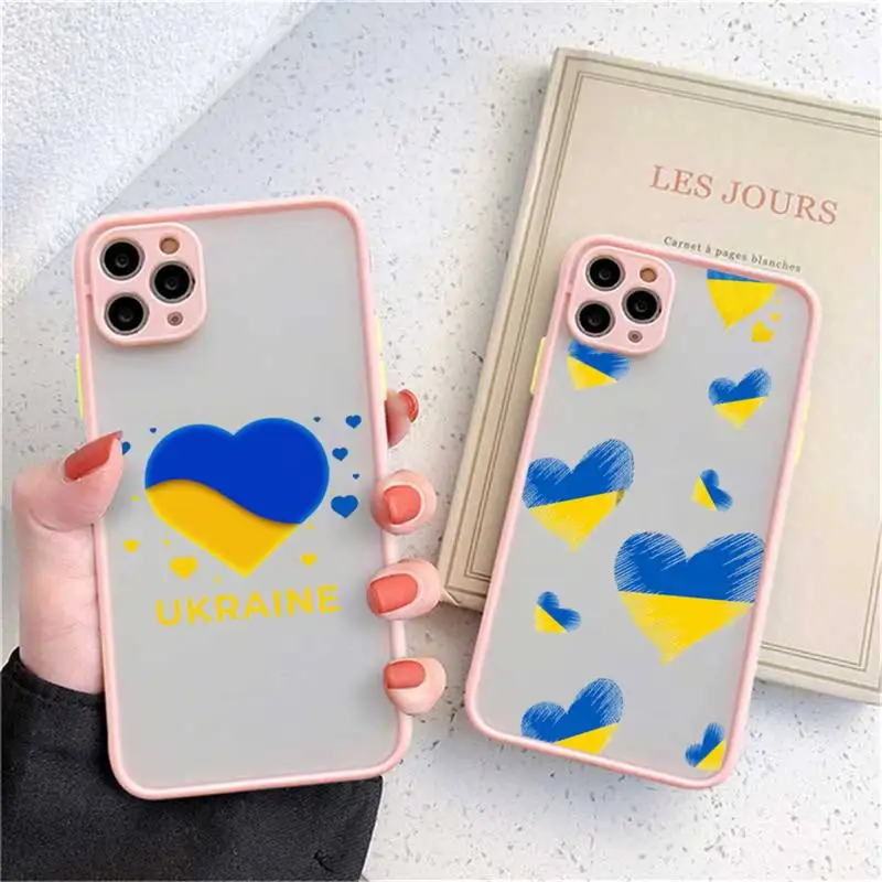Ukraine Map Flag Love Heart Phone Case matte transparent For iphone 14 11 12 13 plus mini x xs xr pro max cover
Ukraine Map Flag Love Heart Phone Case matte transparent For iphone 14 11 12 13 plus mini x xs xr pro max cover