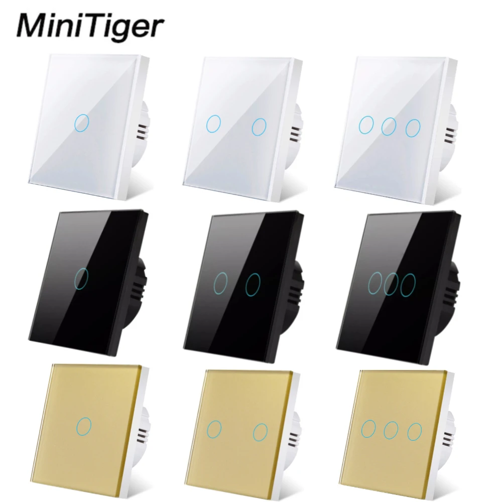 Сенсорный выключатель MiniTiger европейского стандарта, Светодиодная панель заднего света, настенный сенсорный светильник из закаленного хрус...
Сенсорный выключатель MiniTiger европейского стандарта, Светодиодная панель заднего света, настенный сенсорный светильник из закаленного хрус...
