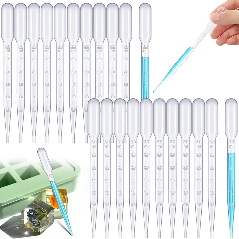 100Pcs 3 Ml Plastic Transfer Pipettes Disposable Calibrated Dropper Pipettes Dropper 6 Inch Droppers For Essential
100Pcs 3 Ml Plastic Transfer Pipettes Disposable Calibrated Dropper Pipettes Dropper 6 Inch Droppers For Essential