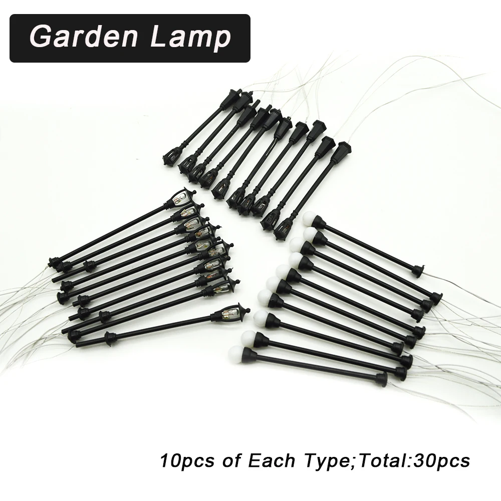30PCS Railway Train Lamp Model Light DIY Model Making Toys Street Lamppost Garden Landscape Architecture Building Kits
30PCS Railway Train Lamp Model Light DIY Model Making Toys Street Lamppost Garden Landscape Architecture Building Kits
