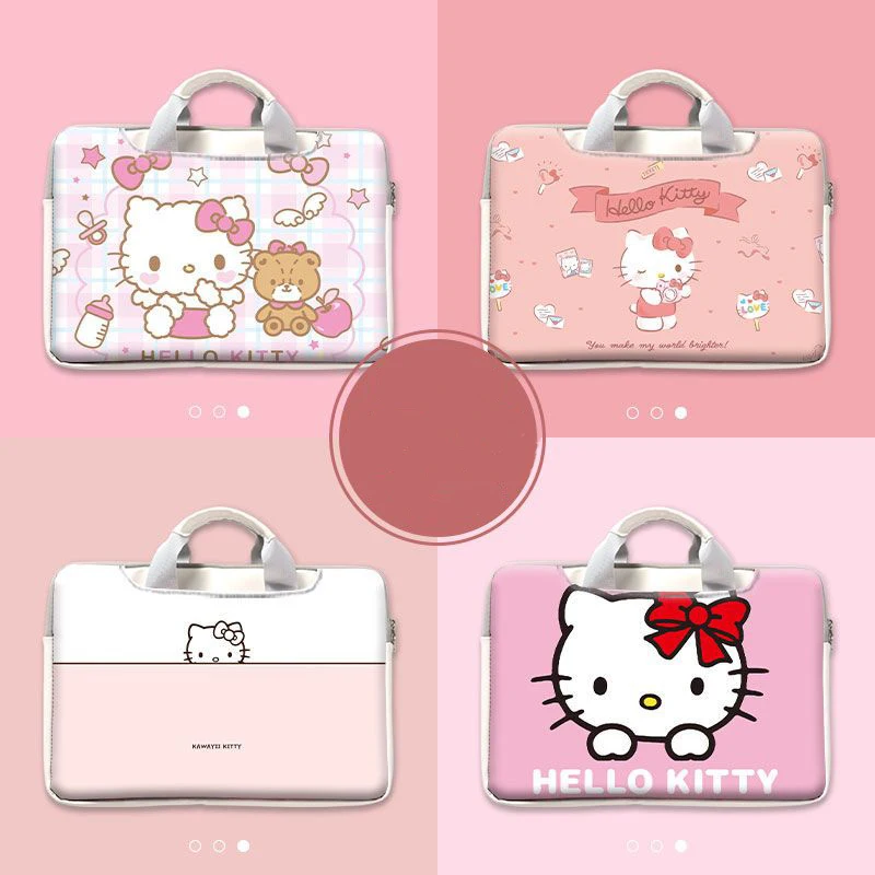 Sanrio Kawaii Anime Hello Kitty Waterproof Portable Laptop Bag Cute Cartoon Character Large Capacity Storage Case Gifts for Girl
Sanrio Kawaii Anime Hello Kitty Waterproof Portable Laptop Bag Cute Cartoon Character Large Capacity Storage Case Gifts for Girl