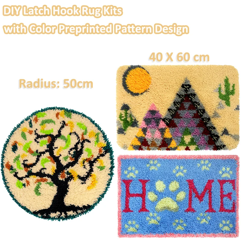 MLADEN Latch Hook Rug Kits DIY Crochet Yarn Rugs Hooking Craft Kit with Color Preprinted Pattern Design for Adults Kids
MLADEN Latch Hook Rug Kits DIY Crochet Yarn Rugs Hooking Craft Kit with Color Preprinted Pattern Design for Adults Kids