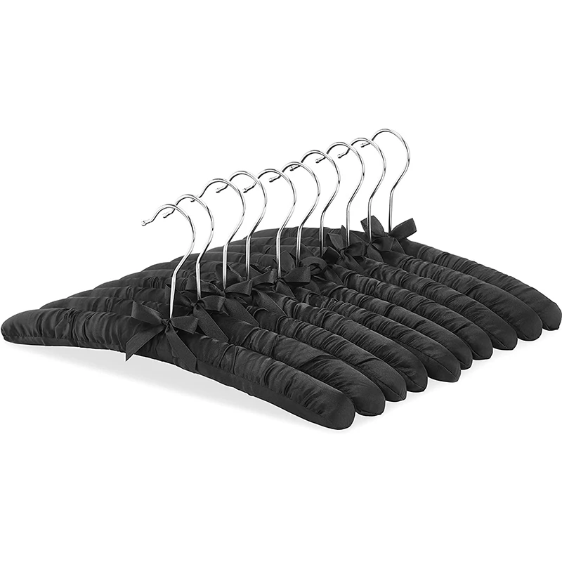 10 Pieces Of Black Seamless Cloth Cloth Hanger Silk Clothes Rack Sponge Hanger Home Hotel Clothing Hanging Hanger
10 Pieces Of Black Seamless Cloth Cloth Hanger Silk Clothes Rack Sponge Hanger Home Hotel Clothing Hanging Hanger