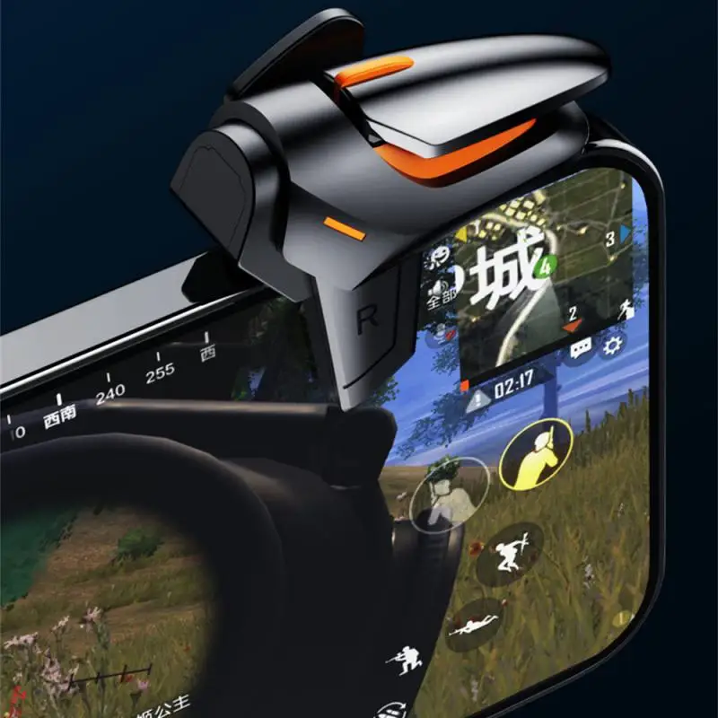 Portable Phone Triggers Button ABS Alloy Game Trigger Convenient Anti-skid Gamepad Joystick For Mobile Phones Universal Black
Portable Phone Triggers Button ABS Alloy Game Trigger Convenient Anti-skid Gamepad Joystick For Mobile Phones Universal Black