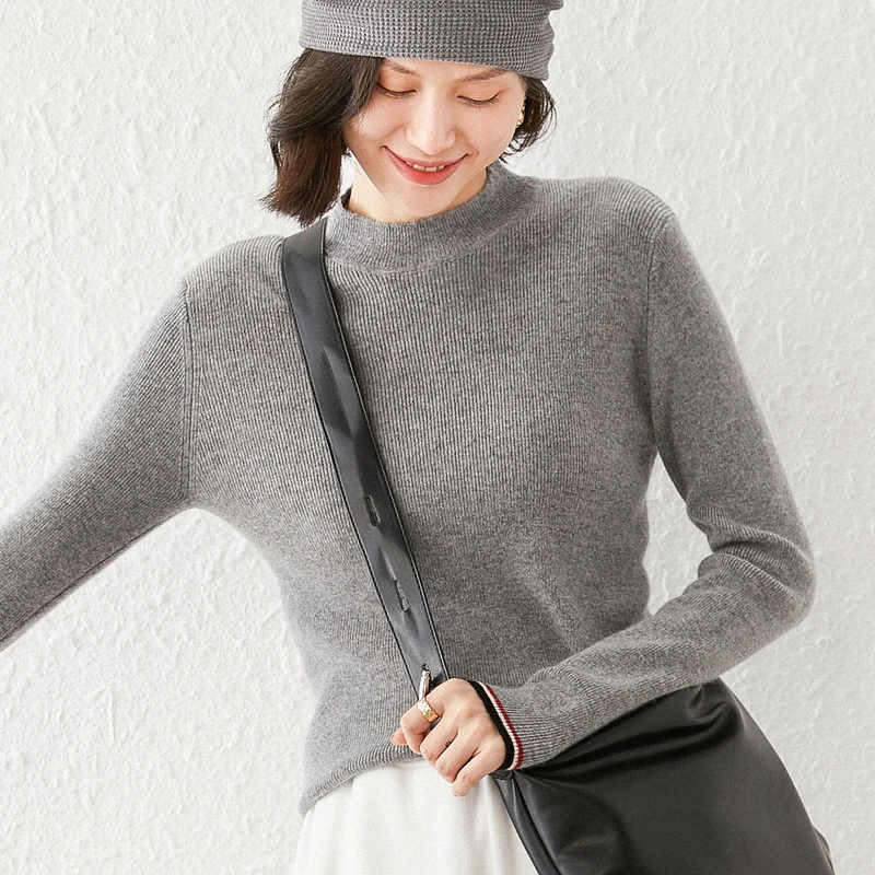 A Long-sleeved jacket basic high-neck bottoming sweater women's autumn and winter new tight-fitting slim-fit inner top
A Long-sleeved jacket basic high-neck bottoming sweater women's autumn and winter new tight-fitting slim-fit inner top