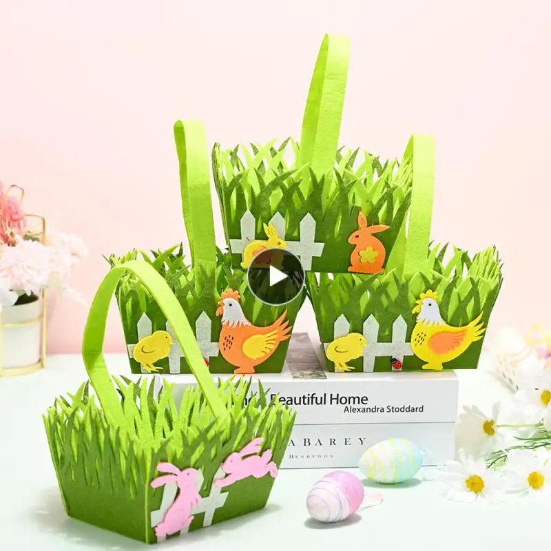 Non-woven Fabric Handbags Eco Bag Vegetable Basket Portable Organizer Easter Decorations Beauty Bag
Non-woven Fabric Handbags Eco Bag Vegetable Basket Portable Organizer Easter Decorations Beauty Bag